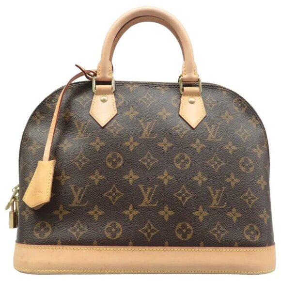 Louis Vuitton Handbags - Louis Vuitton Alma Brown Pm Canvas Tote 850-011225
